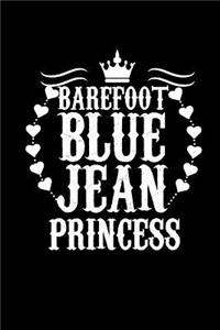 Barefoot blue jean princess