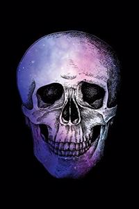 Purple Skull Head