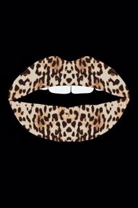 Cheetah Lips - Animal Print - Notebook