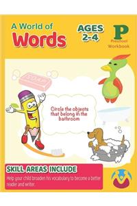 Preschool Workbook - A Wolrd of Words