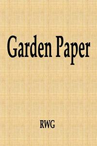 Garden Paper: 100 Pages 8.5" X 11"