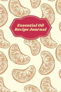 Essential oil recipe journal
