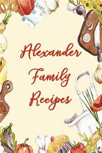 Alexander Family Recipes