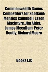 Commonwealth Games Competitors for Scotland