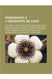 Enseignant A L'Universite de Caen