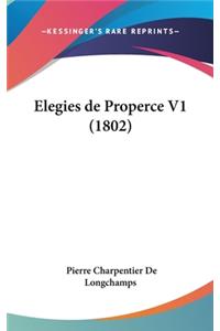 Elegies de Properce V1 (1802)