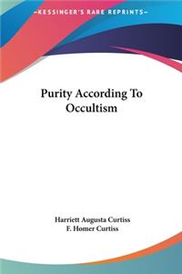 Purity According to Occultism