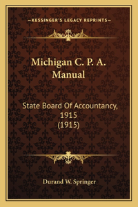 Michigan C. P. A. Manual