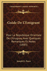 Guide De L'Emigrant