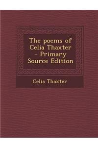 The Poems of Celia Thaxter