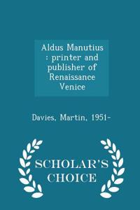 Aldus Manutius