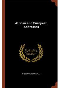 African and European Addresses