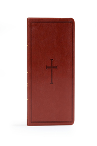 CSB Ultrathin Reference Bible, Brown Leathertouch, Indexed