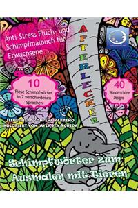 Schimpfwörter zum Ausmalen mit Tiere