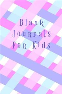 Blank Journal For Kids