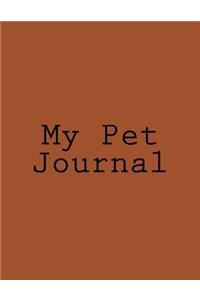 My Pet Journal