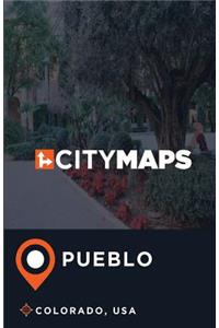 City Maps Pueblo Colorado, USA