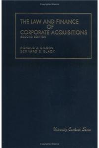 The Law and Finance of Corporate Acquisitions