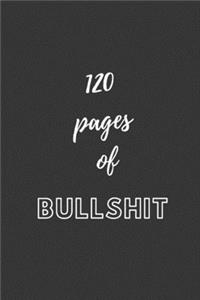 120 pages of bullshit
