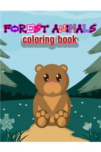 Forest Animals coloring book