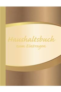 Haushaltsbuch zum Eintragen