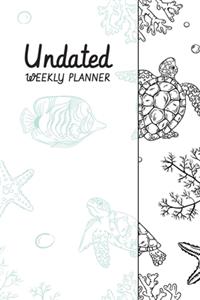 Undated Weekly Planner
