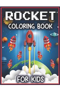 Rocket Coloring Book for Kids