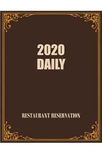 2020 Daily Restaurant Reservation