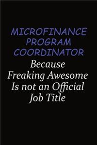 Microfinance Program Coordinator Because Freaking Awesome Is Not An Official Job Title
