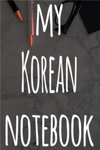 My Korean Notebook