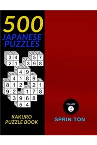 500 Japanese Puzzles