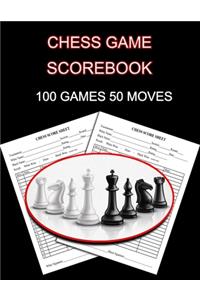 Chess Game Scorebook