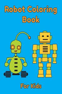 Robot Coloring Book For Kids