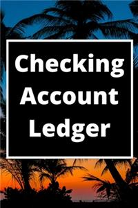 Checking Account Ledger