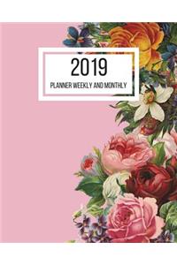 2019 Planner Weekly and Monthly