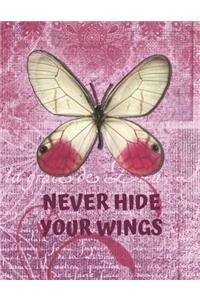 Butterfly Journal - Lined Journal, 120 Pages, 8.5 x 11