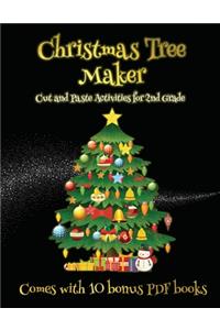 Cut and Paste Activities for 2nd Grade (Christmas Tree Maker)