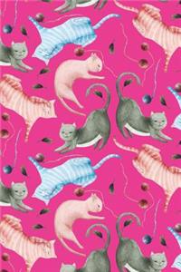 Bullet Journal Notebook for Cat Lovers Cats Playing 2