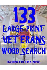 133 Large Print Veterans Word Search