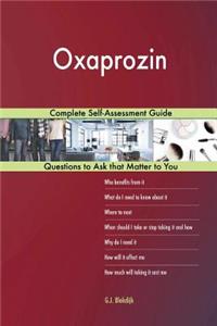 Oxaprozin; Complete Self-Assessment Guide