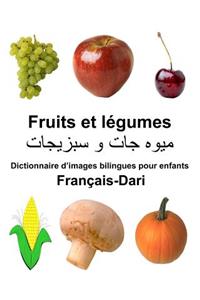 Français-Dari Fruits et légumes Dictionnaire d'images bilingues pour enfants