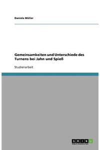 Gemeinsamkeiten und Unterschiede des Turnens bei Jahn und Spieß