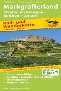 Markgraflerland, cycling and hiking map 1:50,000