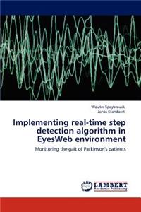 Implementing real-time step detection algorithm in EyesWeb environment