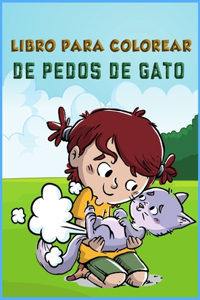 Libro para colorear de pedos de gato para niños