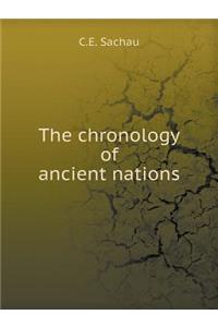 The chronology of ancient nations