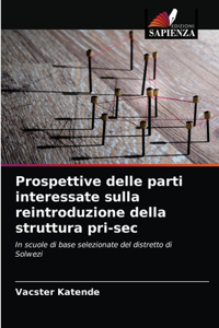 Prospettive delle parti interessate sulla reintroduzione della struttura pri-sec