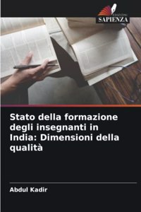 Stato della formazione degli insegnanti in India