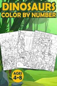 Dinosaurs Color By Number