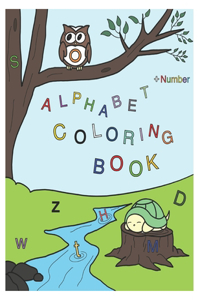Alphabet Coloring Book For Kids Ages 2 - 8